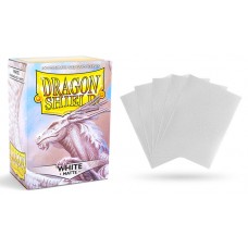 Dragon Shield Matte White Protective sleeves 100 count