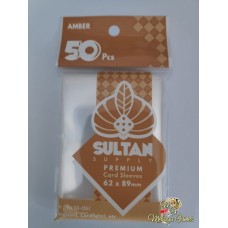 Sultan Amber 62mm X 89mm Board Game Sleeves Small 50pcs