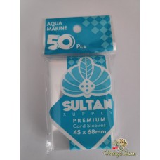 Sultan Aquamarine 45mm X 68mm (47 X 70) Board Game Sleeves Mini European 50pcs