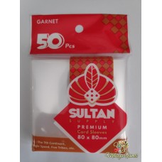 Sultan Garnet 80mm X 80mm (82 X 82) Board Game Sleeves Square Medium 50pcs